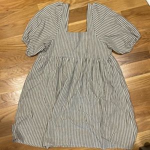 Striped Linen Dress